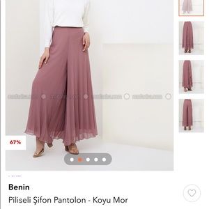 Wide leg culotte